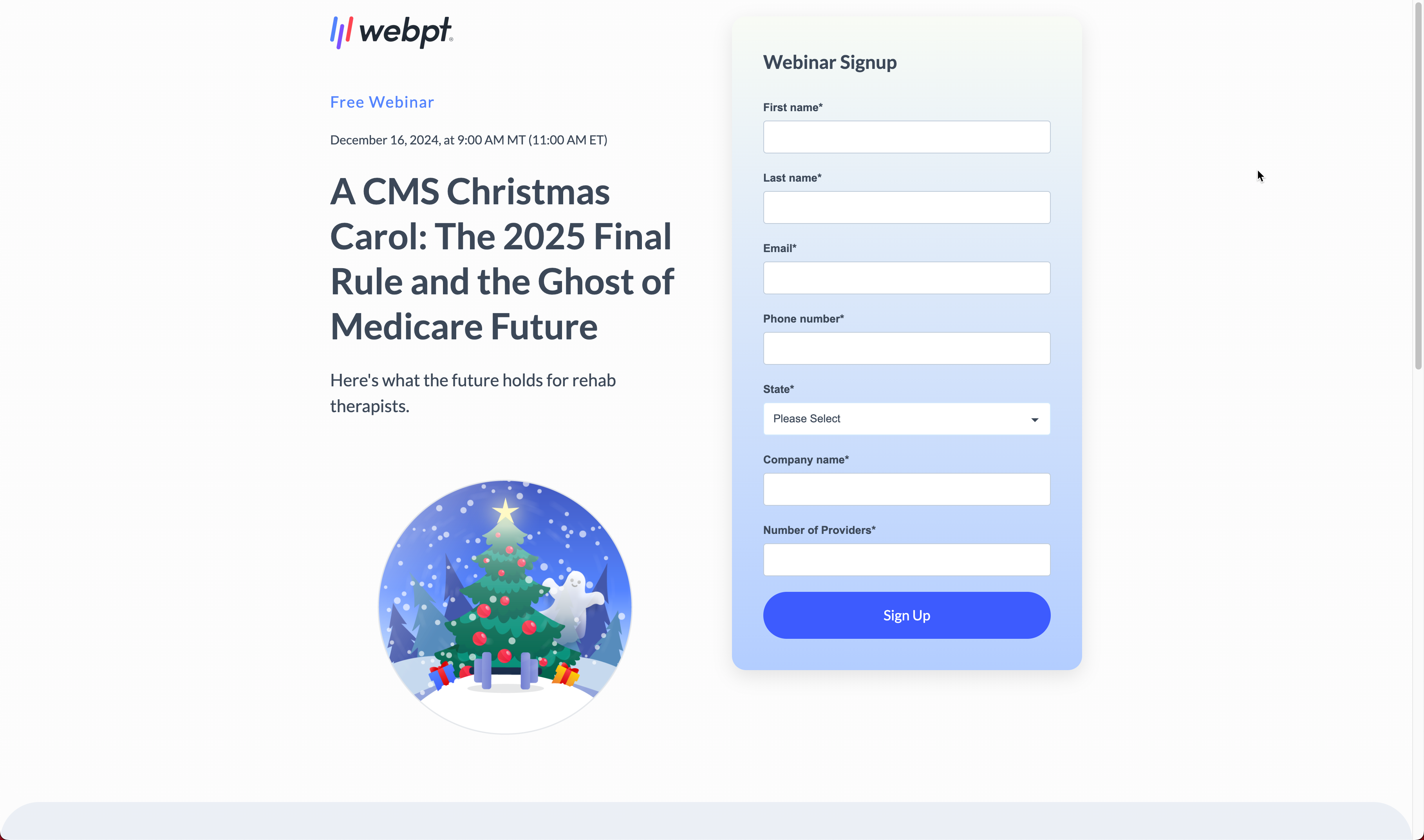 screenshot of get.webpt.com